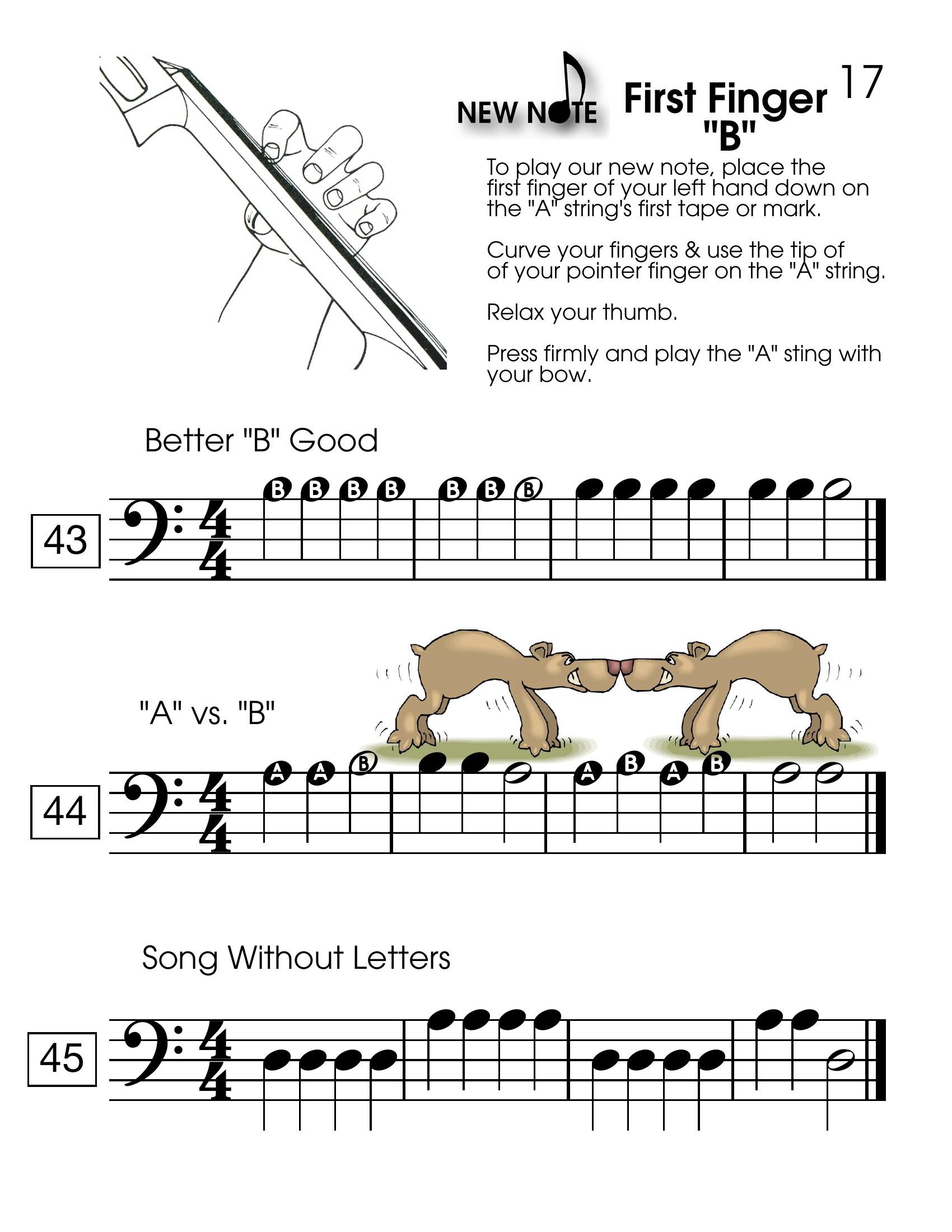Page 17 from Best Beginning Cello Book for Kids