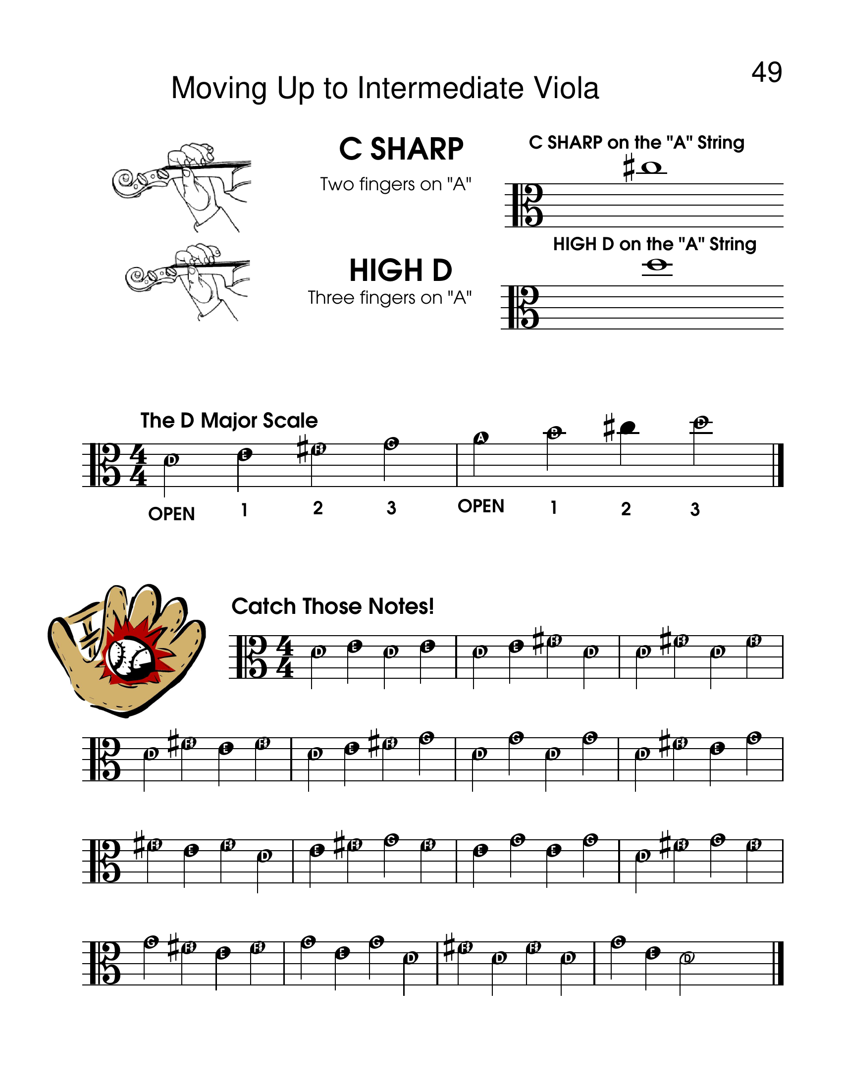 Page 49 from Best Beginning Viola Book for Kids