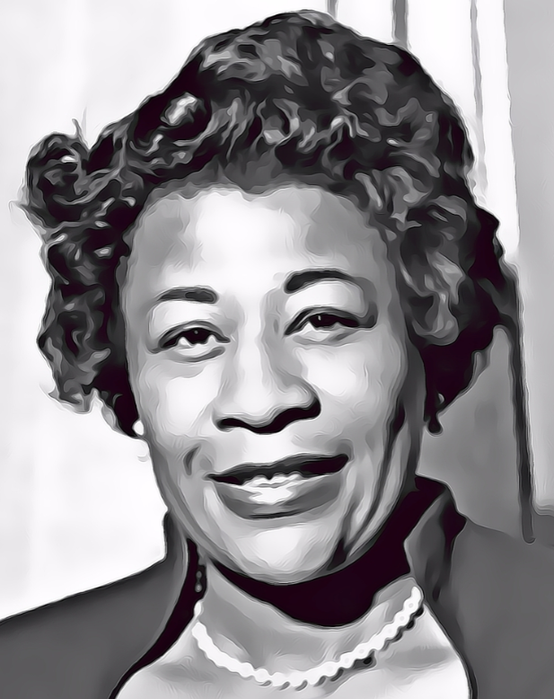 Portrait of Ella Fitzgerald from the book