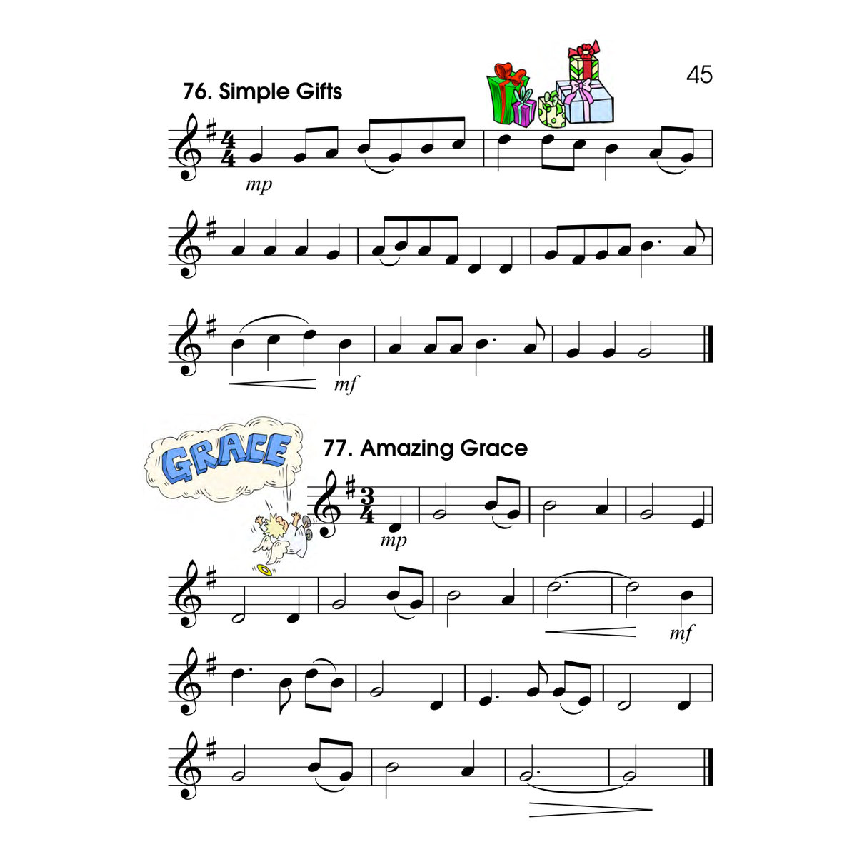 Page 45 of The Beginning Flute Fun Book: Growing Musical Confidence